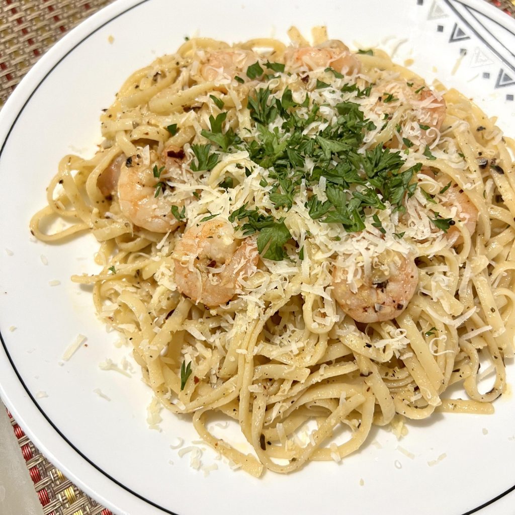 Garlic Shrimp Pasta